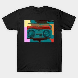 Radio Retro Pop-Art Comic T-Shirt